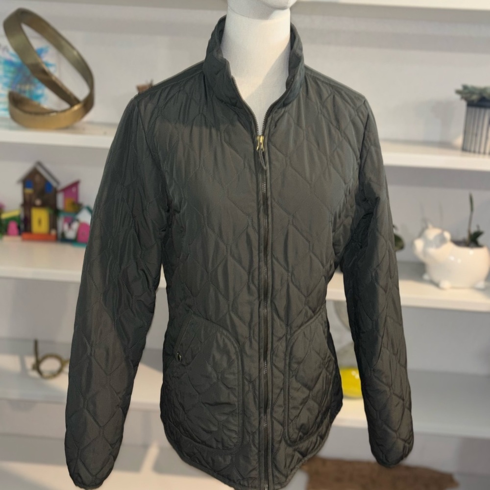 Women's‎ Quilted Jacket - Black